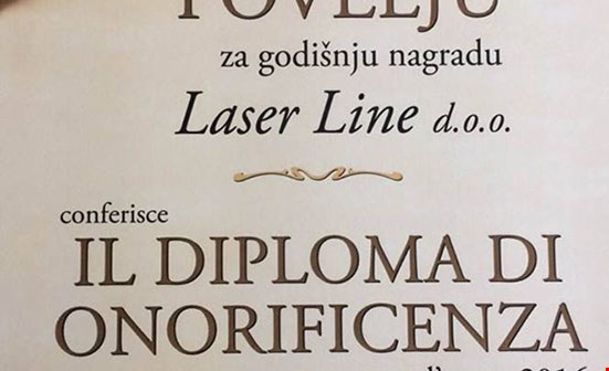 Tvrtki Laserline dodijeljena nagrada Grada Umaga